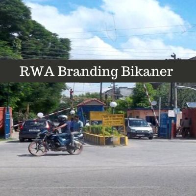 RWA Advertising Cost in Ansal Asirvaad Home Apartments  Bikaner, Apartment Gate Advertising Company in Bikaner